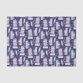 Papel De Seda Película de cuento de hadas azul de libros