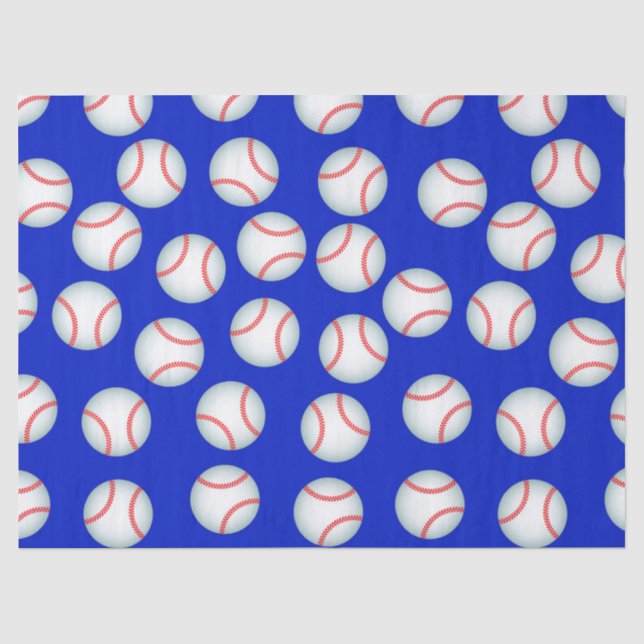 Papel De Seda Pelotas de béisbol (Anverso)