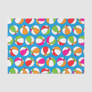 Papel De Seda Pelotas de playa del verano