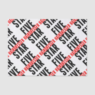 Papel De Seda Peluquería de cinco estrellas