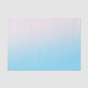 Papel De Seda Pendiente azul y blanca