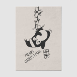 Papel De Seda Penguine distributing christmas gifts