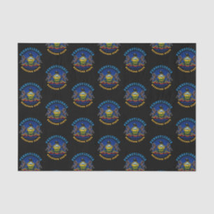 PAPEL DE SEDA PENNSYLVANIA BANDERA DEL ESTADO CLAVE