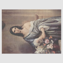 Papel De Seda Pensamientos melancólicos (por Francesco Hayez)