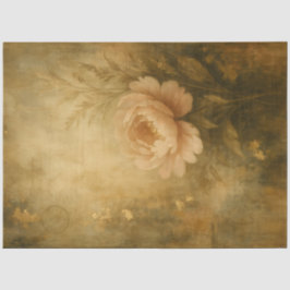 Papel De Seda Peonía de color rosa antiguo – Decoupage de fondo 