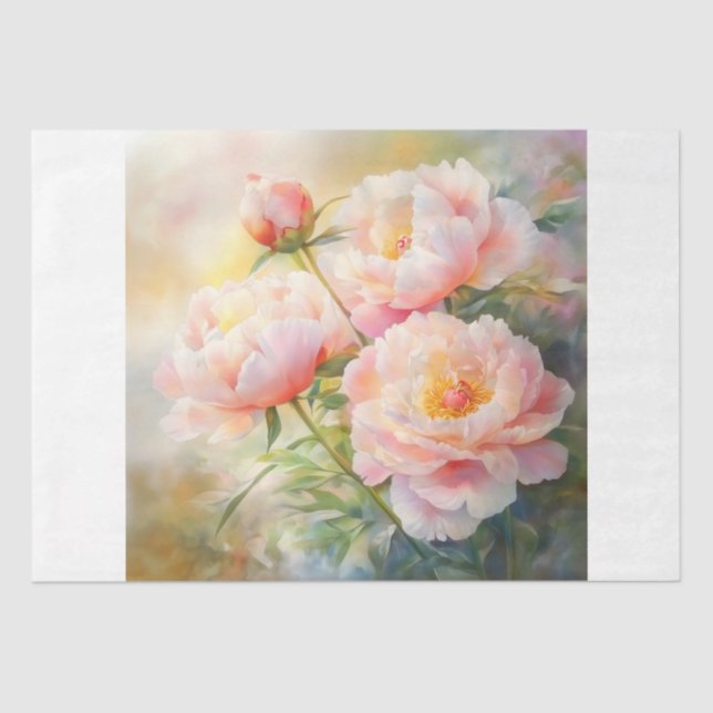 Papel De Seda Peonies (Anverso)