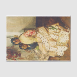 Papel De Seda Pepilla y su hija, Joaquín Sorolla