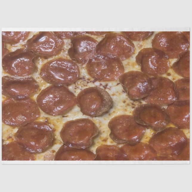Papel De Seda Pepperoni Pizza (Anverso)