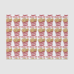 Papel De Seda Pequeña comida frita frita Tejido de regalo de beb