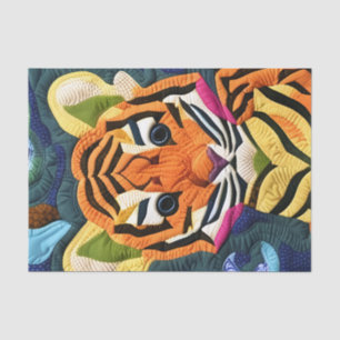 Papel De Seda Pequeña pila de tigres como el diseño