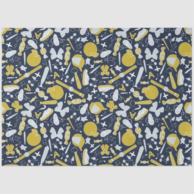 Papel De Seda Pequeñas cosas divertidas en la escuela (Anverso)