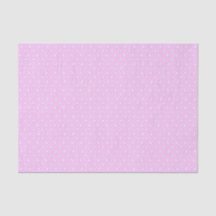 Papel De Seda Pequeñas estrellas y lunas en rosa morado claro