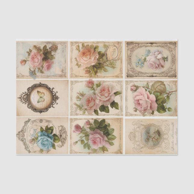 Papel De Seda Pequeñas piezas (Anverso)