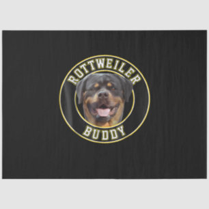 Papel De Seda Pequeño compañero de rottweiler
