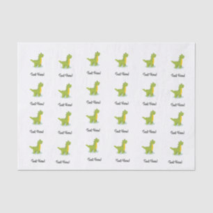 Papel De Seda Pequeño dinosaurio