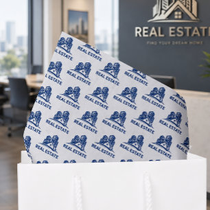 Papel De Seda Pequeño logo personalizado negocio inmobiliario
