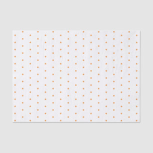 Papel De Seda Pequeño modelo de lunar anaranjado