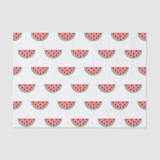 Papel De Seda Pequeño modelo lindo de la sandía (Anverso)