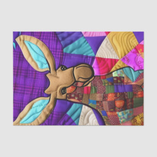 Papel De Seda Pequeño Moose Calf Quilt Like Design