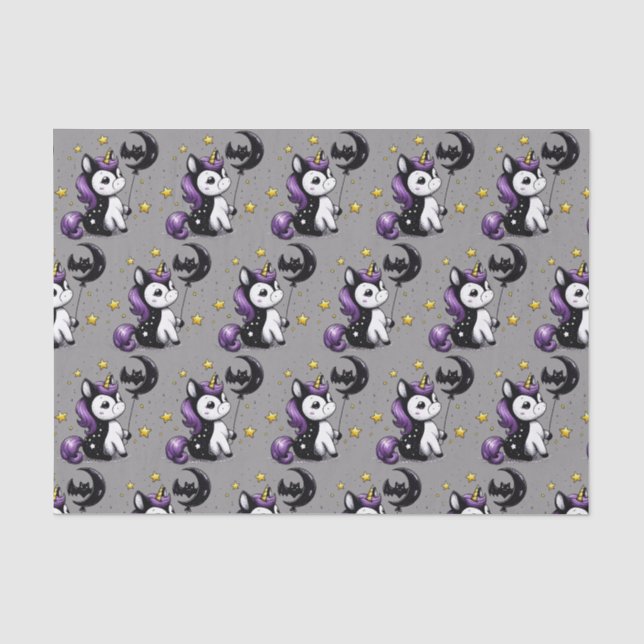 Papel De Seda Pequeño Unicornio (Anverso)