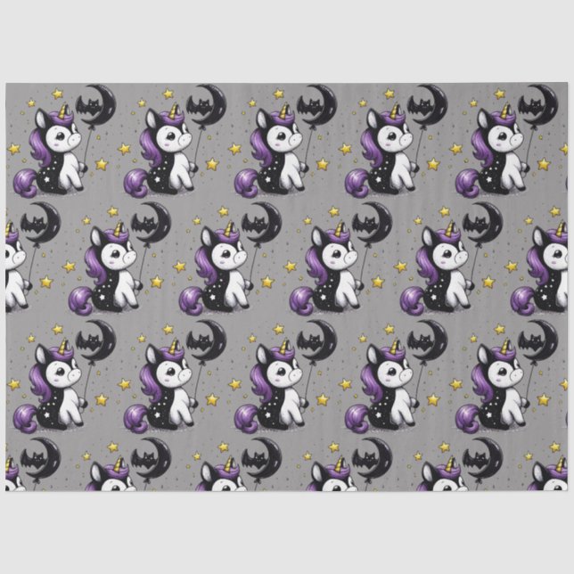 Papel De Seda Pequeño Unicornio (Anverso)