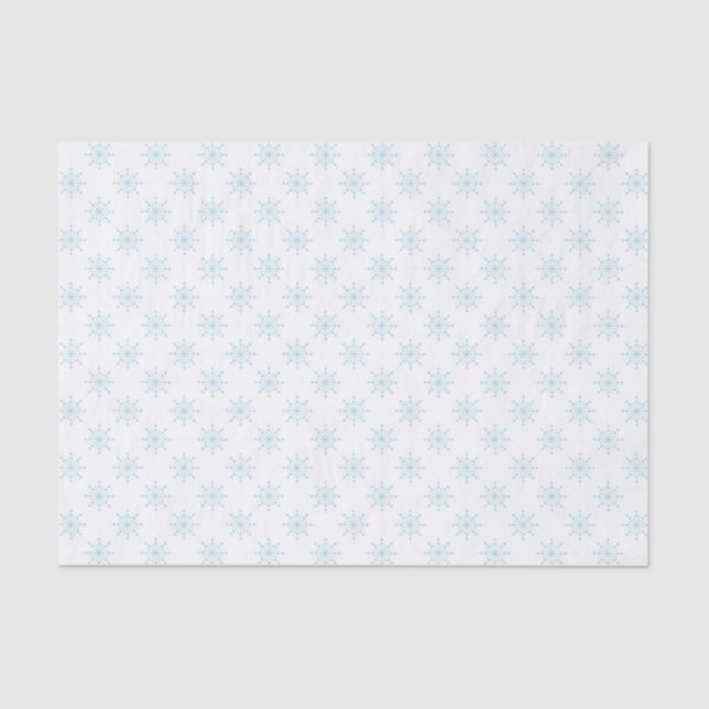 Papel De Seda Pequeños copos de nieve (Anverso)