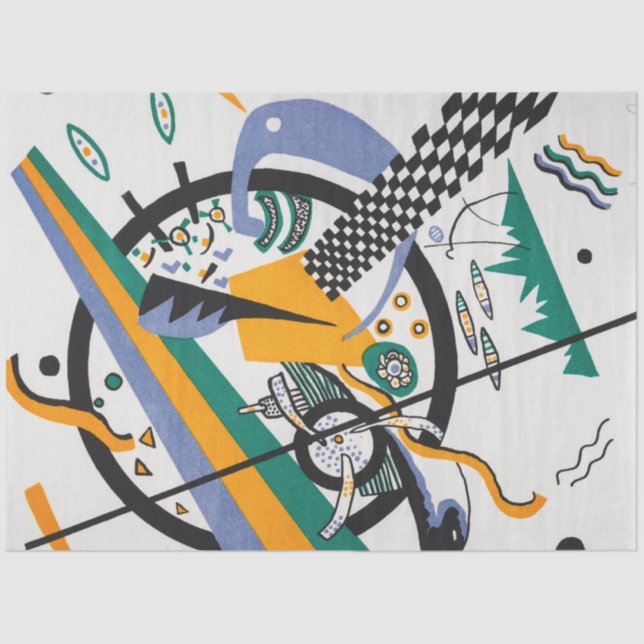Papel De Seda Pequeños mundos IV, Resumen, Wassily Kandinsky (Anverso)