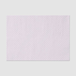 PAPEL DE SEDA PEQUEÑOS PUNTOS DE POLKA BLANCOS Y LAVENDEDORES