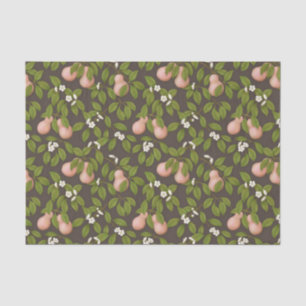 Papel De Seda Peras rosadas (marrón oscuro)