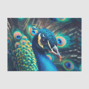 Papel De Seda Perfil de Peacock