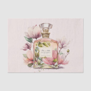 Papel De Seda Perfume Bottle Illustration Tissue Paper