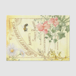 Papel De Seda Perfumes De Vintage Y Tejido De Descascarillado De