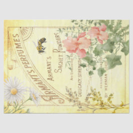 Papel De Seda Perfumes De Vintage Y Tejido De Descascarillado De