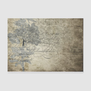 Papel De Seda Pergamino de época