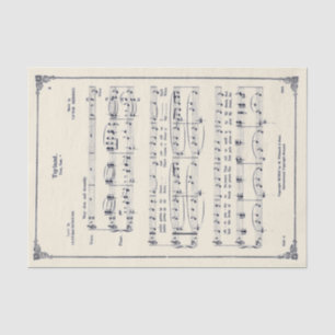 Papel De Seda Pergamino de Navidades musicales de chapa de Toyla