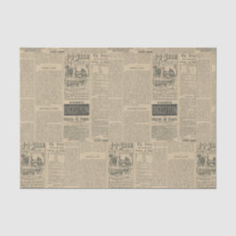 Papel De Seda Periódico antiguo