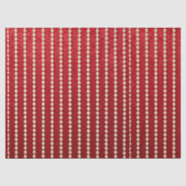 Papel De Seda Perla de aspecto de terciopelo rojo y blanco