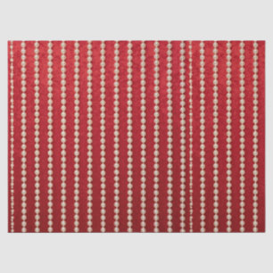 Papel De Seda Perla de aspecto de terciopelo rojo y blanco