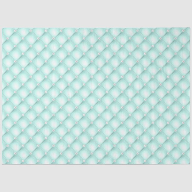 Papel De Seda Perlas con Borla de Menta (Anverso)