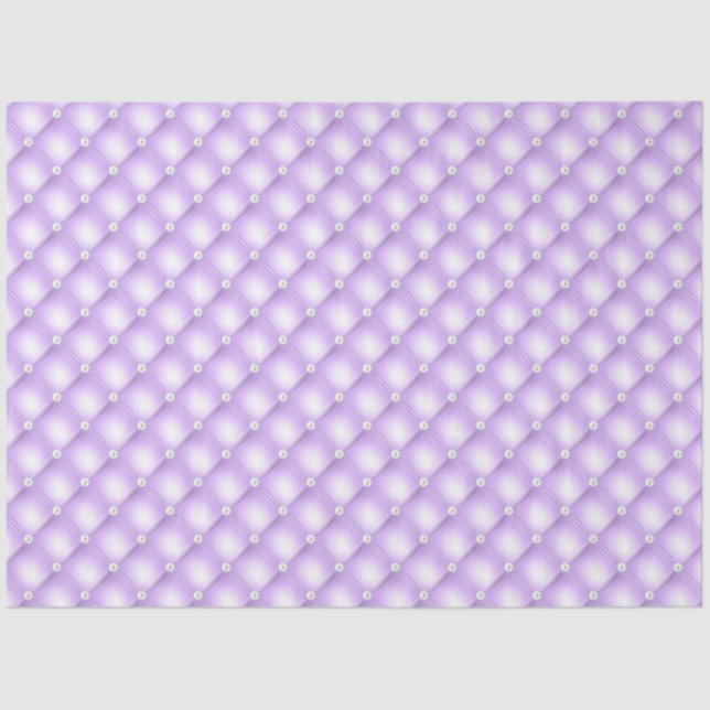 Papel De Seda Perlas Purple Tufted (Anverso)