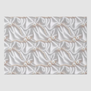 Papel De Seda Perlas y Satín