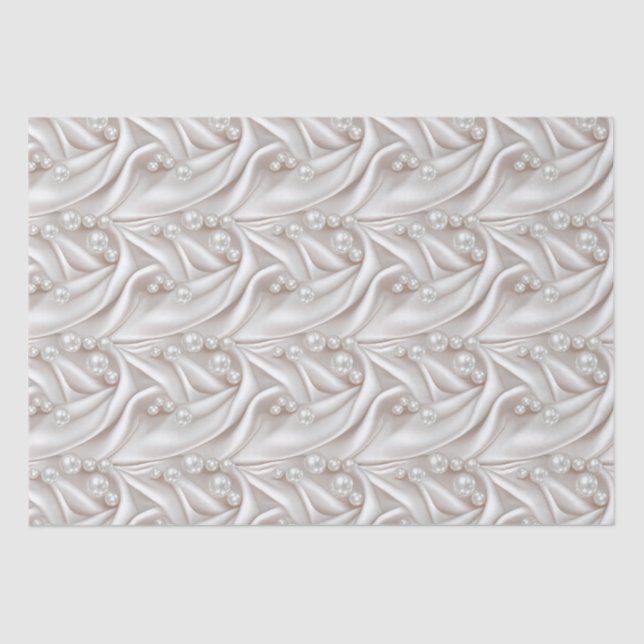 Papel De Seda Perlas y Satín (Anverso)