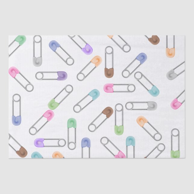 Papel De Seda Pernos del pañal (Anverso)