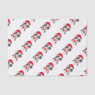 Papel De Seda Perrito australiano azul del navidad de Merle