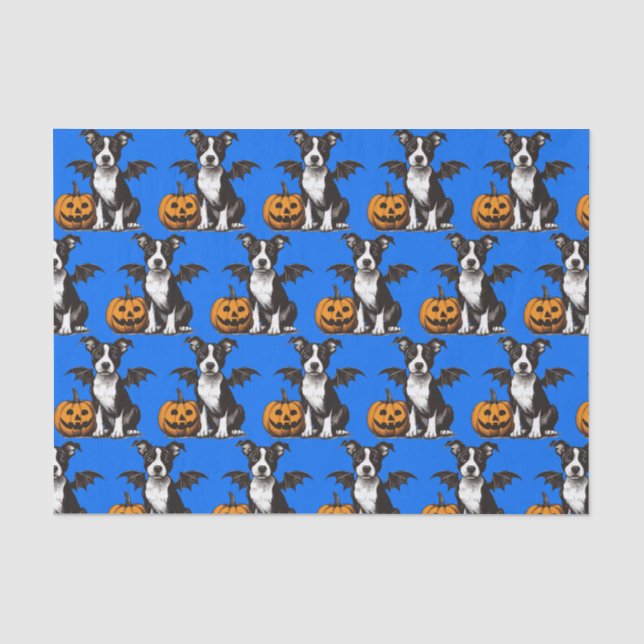 Papel De Seda Perrito de Halloween (Anverso)