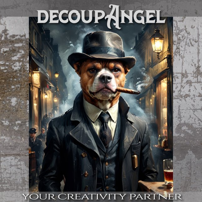 Papel De Seda Perro Beabull - Decoupage - (Subido por el creador)