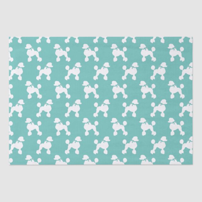 Papel De Seda Perro canino cachorro francés (Anverso)