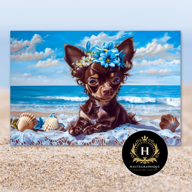 Papel De Seda Perro Chihuahua Decoupage (Subido por el creador)