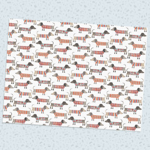 Papel De Seda Perro Dachshund Sausage