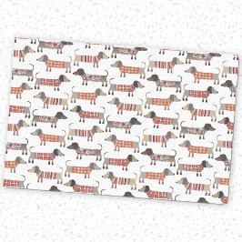 Papel De Seda Perro Dachshund Sausage